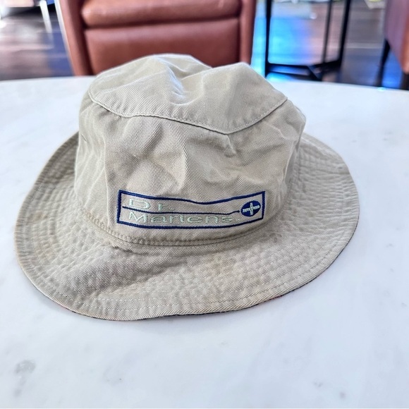 Dr. Martens Accessories - Dr. Martens Vintage 90s Khaki Plaid Emboirdered Bucket Hat